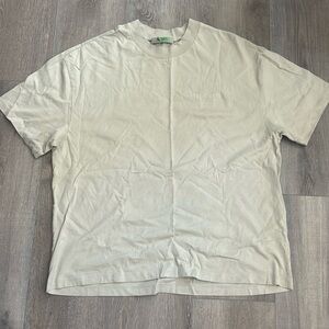 Fear of God Essentials Beige Cotton Jersey T-Shirt